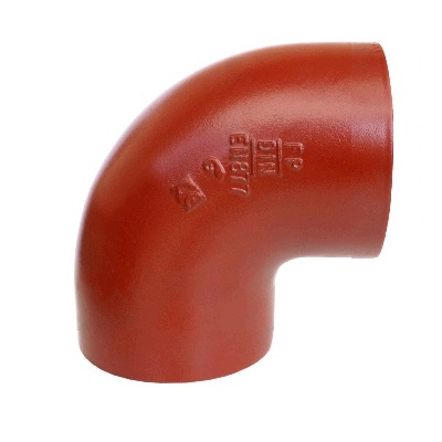 Отвод 88° чугунный SML Ду 200 безраструбный