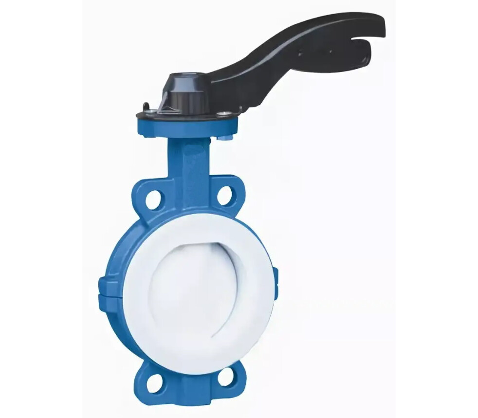 Затвор дисковый поворотный симметричный ОПТИМА химстойкий