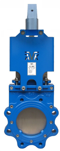 Задвижка шиберная ножевая AVK серия 702/90 PN4 (фланец PN10) DN450