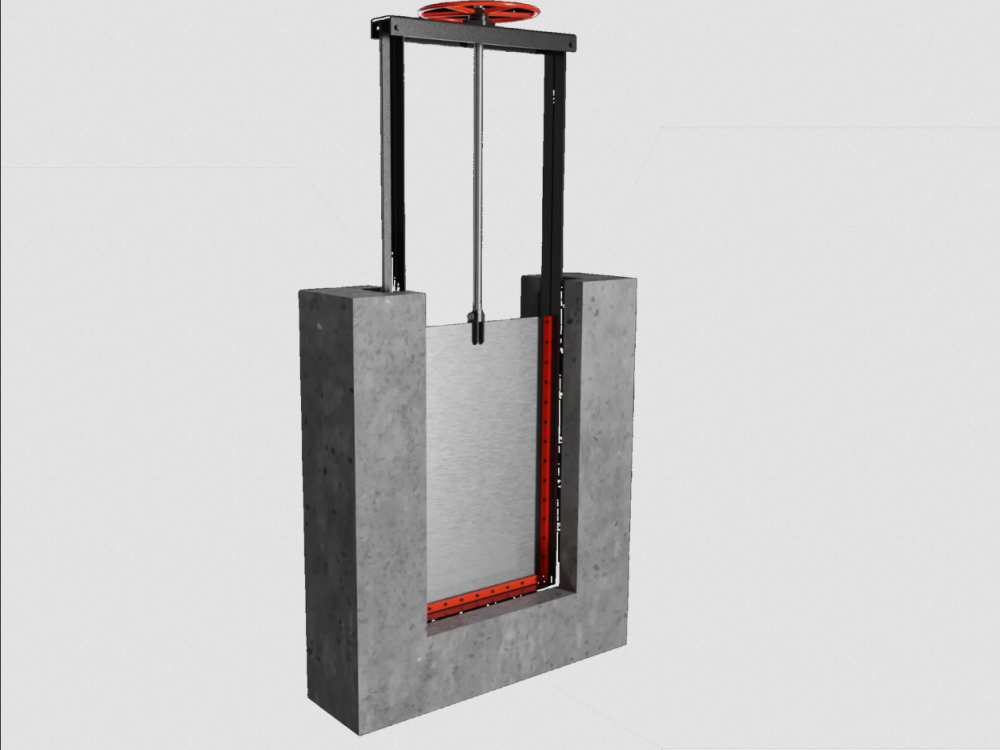 Поверхностный щитовой затвор PMR-P