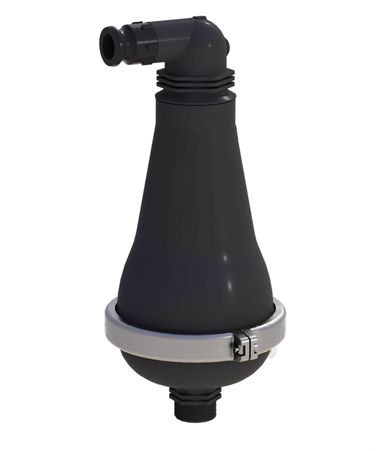 Клапан воздушный комбинированный AVK серия 701/95 PN16 DN 50 из полиамида, компактный дизайн