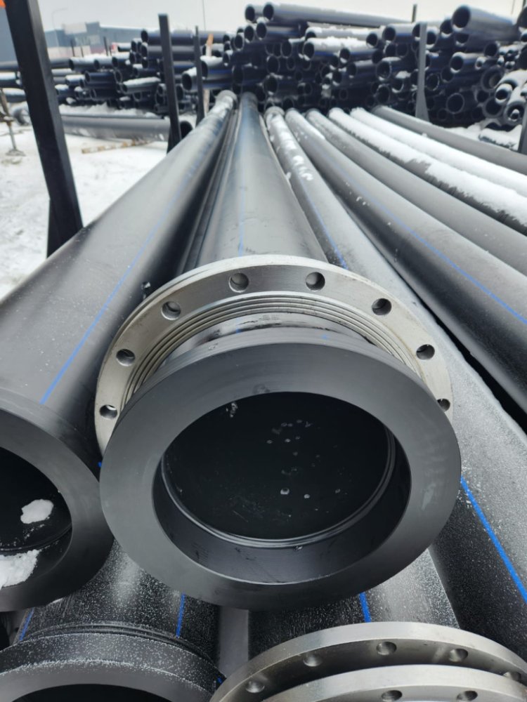 офланцованная ПНД труба