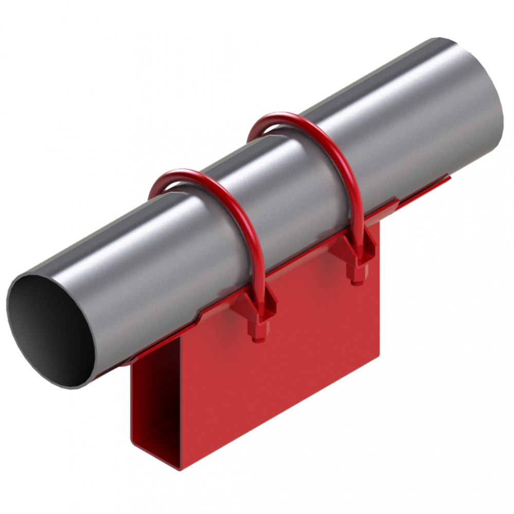 Опора DN89 ТС-670.00.00-008 серия 5.903-13 выпуск 7-95 неподвижная хомутовая с корпусом