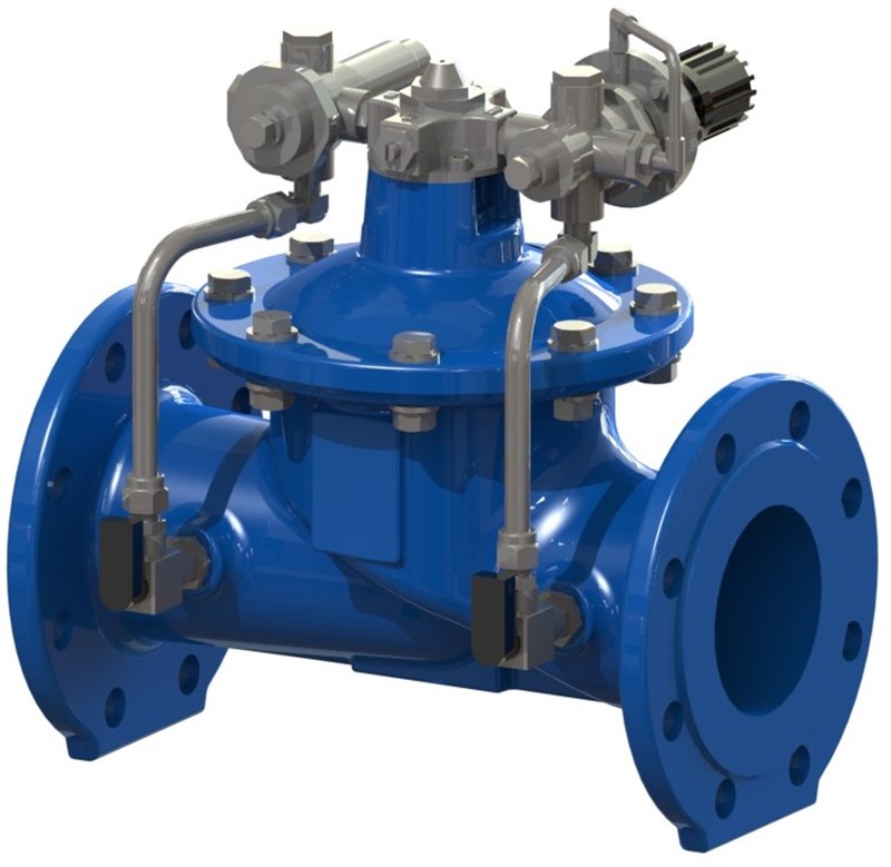 Клапан регулирующий AVK "ПОСЛЕ СЕБЯ" серия 856/000X-001 PN16 DN65 (0,6 - 6 бар) с редуцированным проходом