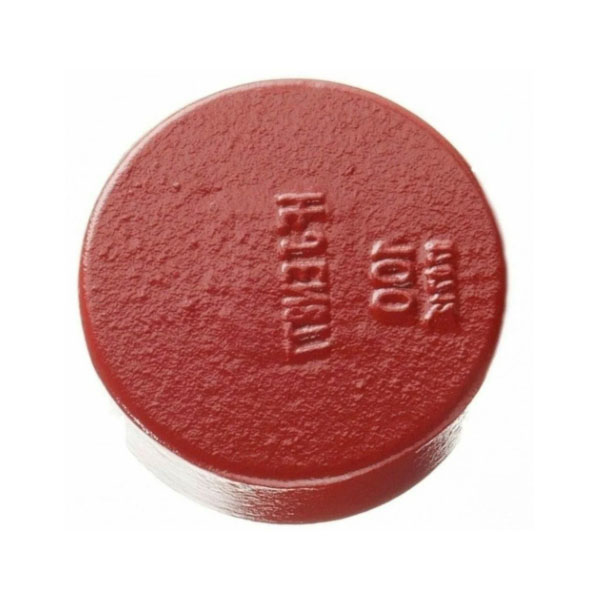 Заглушка чугунная SML Ду 250 торцевая безраструбная