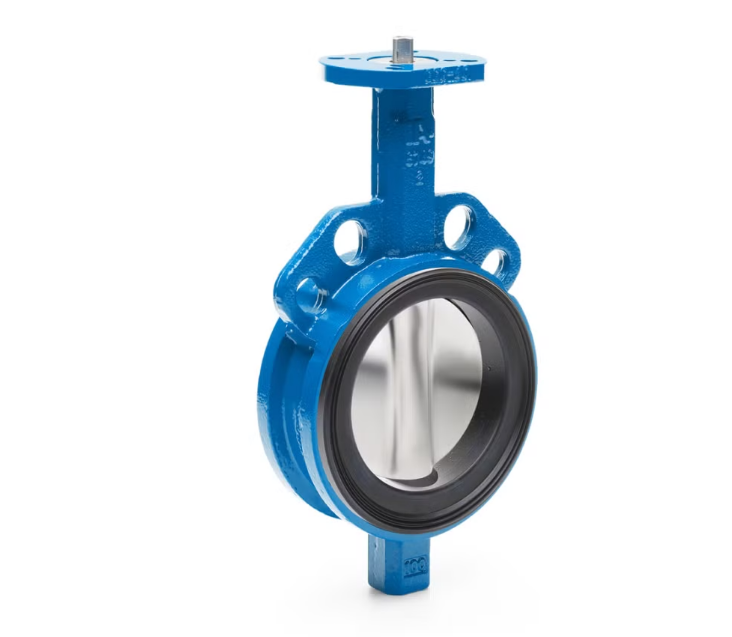 Затвор дисковый поворотный концентрический AVK серия 820/00-025 PN16 DN900 межфланцевый с голым валом