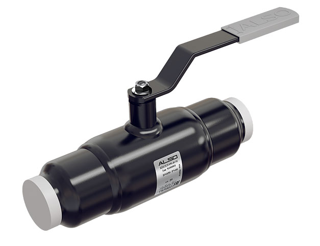 Кран шаровой ALSO для жидких сред приварной полнопроходный