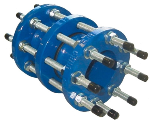 Демонтажная вставка AVK трехфланцевая, ДУ150, РУ16 (DN150, PN16)  Высокопрочный чугун/низкоуглеродистая сталь