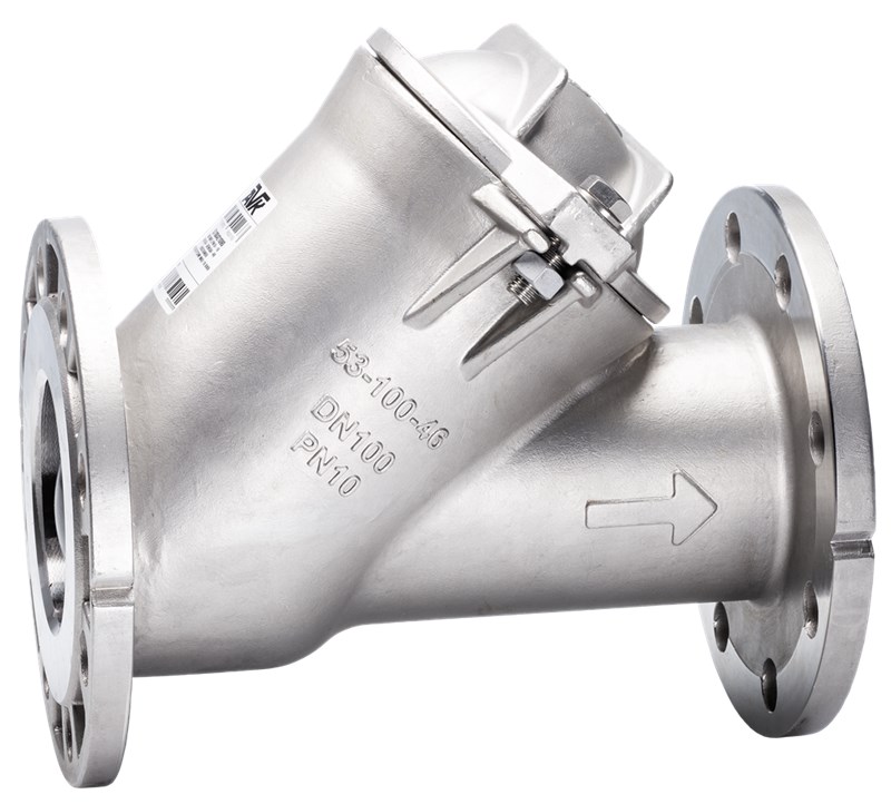 Клапан обратный шаровой AVK DN80 PN10 из нержавеющей стали AISI 316