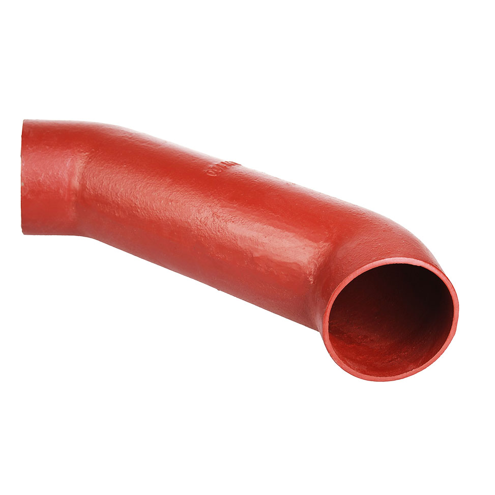 Отвод 88° чугунный безраструбный SML Ду 150 с успокоительным участком