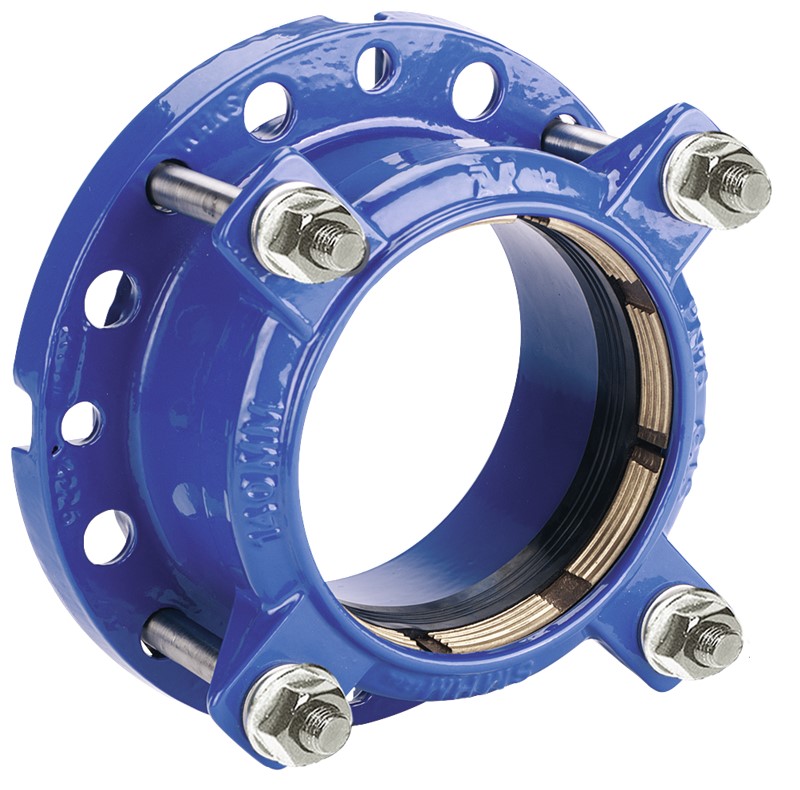 Фланцевый адаптер AVK SUPA PLUS PN16. Фиксирующего типа для ПЭ и ПВХ труб, DN250, Dd=280