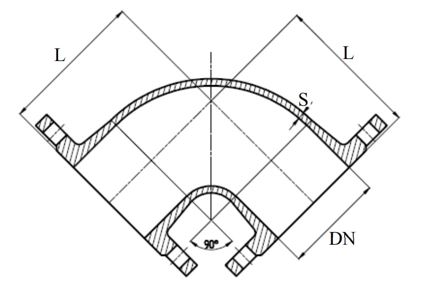 Колено фланцевое чугунное Свободный сокол
