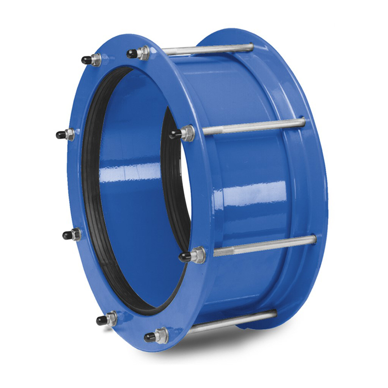 Муфта соединительная AVK DN400-1200, PN16 (ДУ400-1200 РУ16) нефиксирующего типа, для чугунных труб AB, крепеж из оцинкованной пассивированной стали