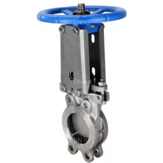 Задвижка шиберная DN.ru GVKR3232E-1W-Fb-S Ду50 Ру16 односторонняя , шпиндель - выдвижной,    управление - штурвал, WENZ