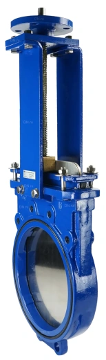 Задвижка шиберная DN.ru GVKN1331N-2W-Fb-ISO Ду300 Ру10 двусторонняя , шпиндель - невыдвижной,   с ISO-фланцем и голым штоком, круглый шток 22, F14