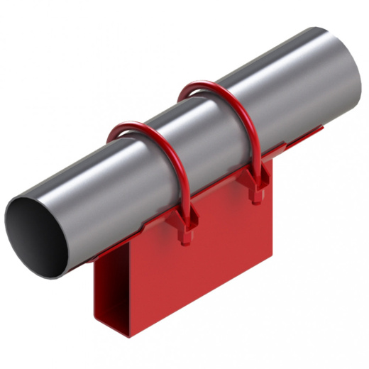 Опора DN57 ТС-670.00.00-001 серия 5.903-13 выпуск 7-95 неподвижная хомутовая с корпусом