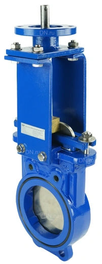 Задвижка шиберная DN.ru GVKN1331N-2W-Fb-ISO Ду125 Ру16 двусторонняя , шпиндель - невыдвижной,   с ISO-фланцем и голым штоком, круглый шток 18, F10