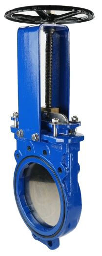 Задвижка шиберная DN.ru GVKN1331N-2W-Fb-S Ду250 Ру10 двусторонняя , шпиндель - невыдвижной,   управление - штурвал