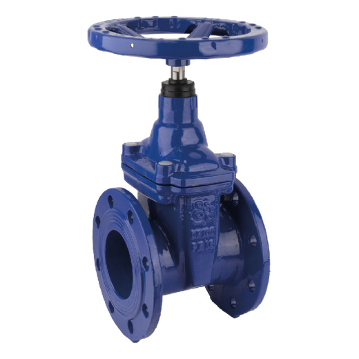 Задвижка с обрезиненным клином чугунная RUSHWORK 100 PN10 (РУ10) DN 700-1000 (ДУ 700-1000)