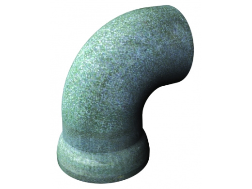 Колено раструб-гладкий конец УРГ ВЧШГ DN300 (ДУ300)